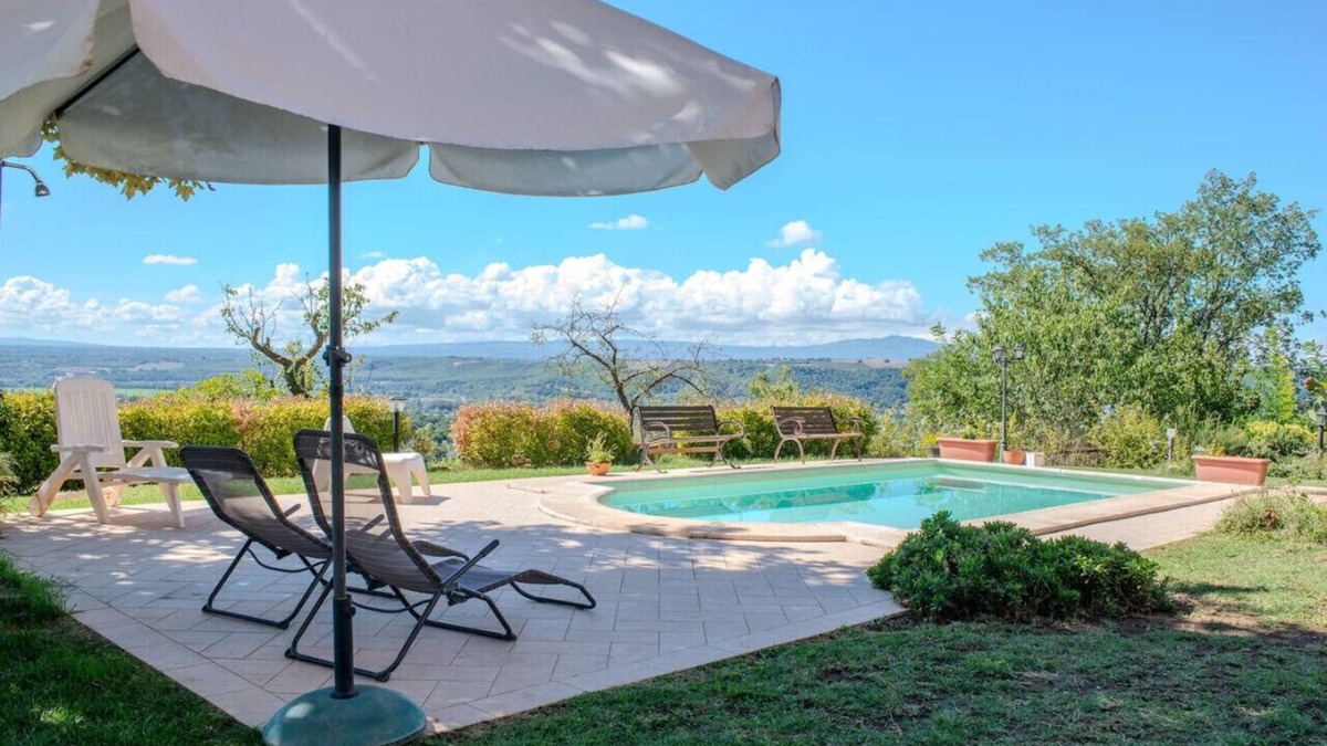 Otricoli House | Villa Penta - Private Pool with Mountain View