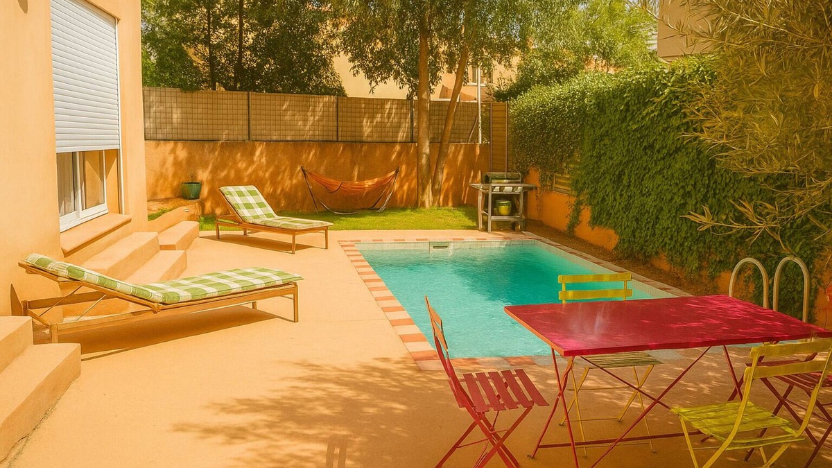Millenaire Villa | Villa Piscine Montpellier Proximité Centre-ville Animaux de Compagnie Acceptés !