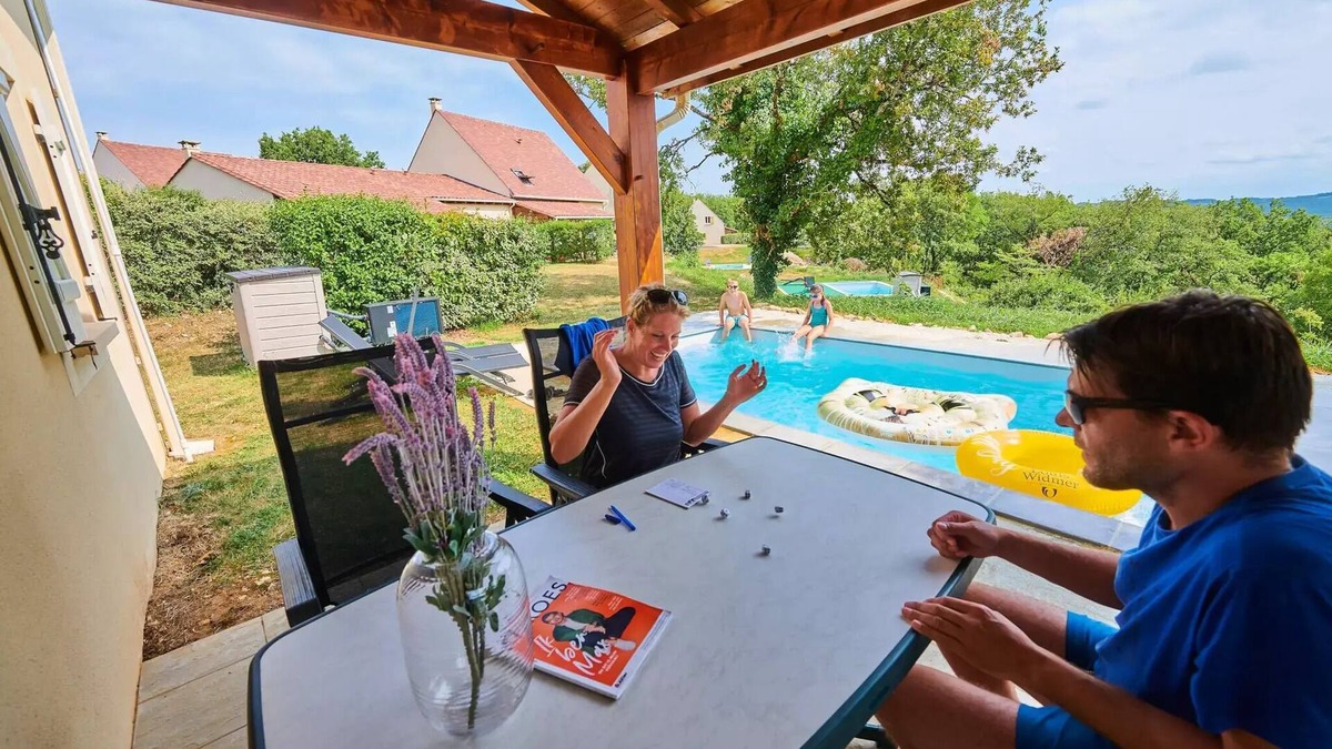Lanzac Villa | Villa private pool, semi-detached, 1 bathroom 6 persons