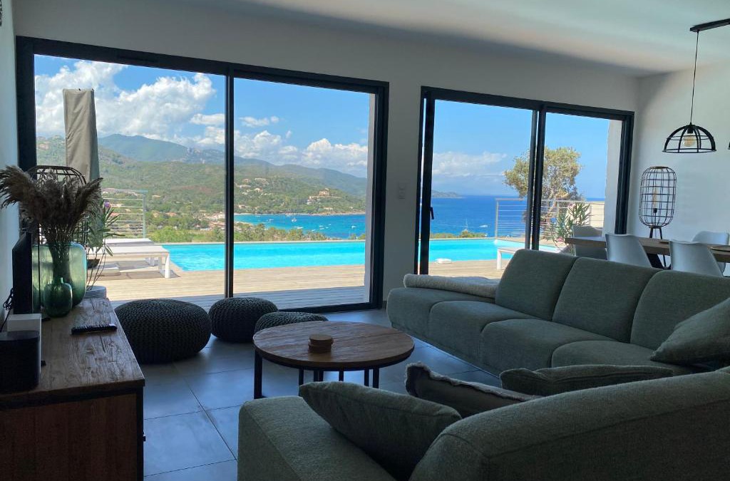 Favone Villa | Villa Pura Corsica with sea view and private pool