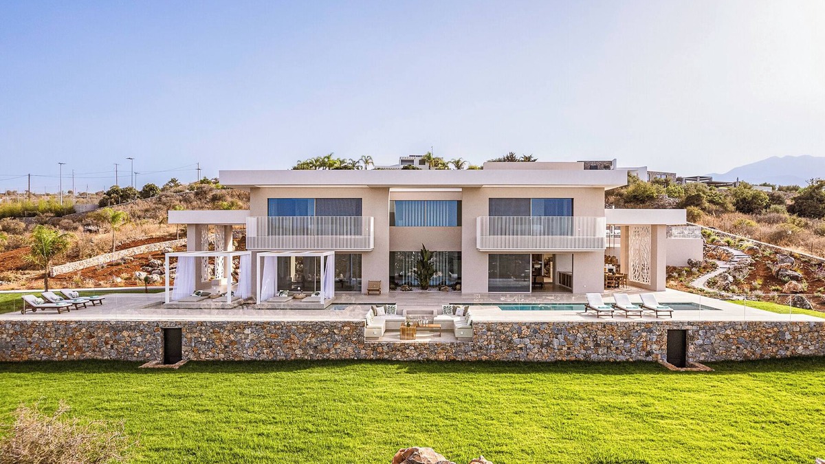 Apokoronas Villa | Villa Rayora Chania: Near to Beach/Private Heated Pool/Jacuzzi/Sea View