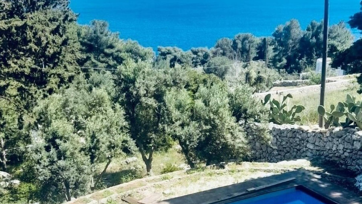 Castro Marina Villa | Villa Romanelli NEW, sea view, Mediterranean scrub - mini pool