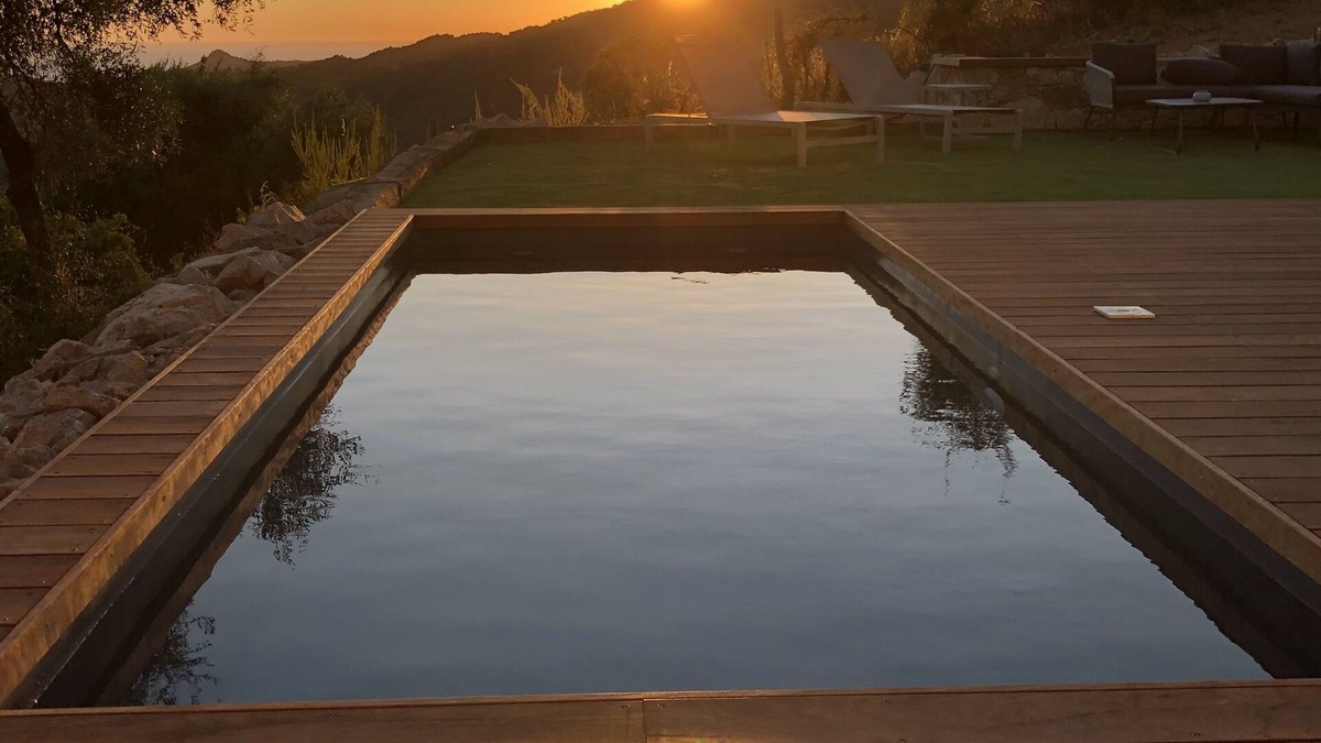 Sari-d'Orcino House | Villa Rosa *, private heated swimming pool, sea and scrub views, 10 minutes from the beach