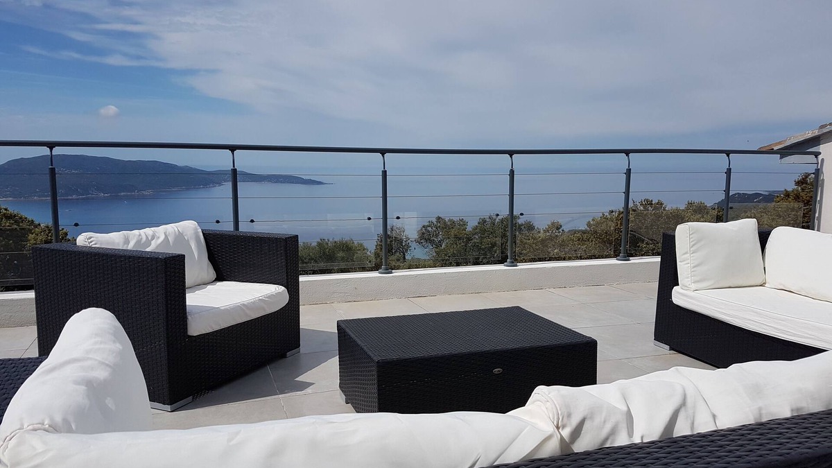Olmeto Villa | Villa sea view with heated private pool, 12 people