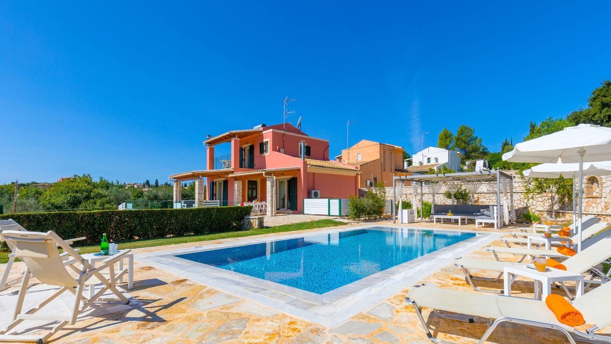 Limni Villa | Villa Senses: A modern charming villa, private pool, stunning views, really spacious for 8 people
