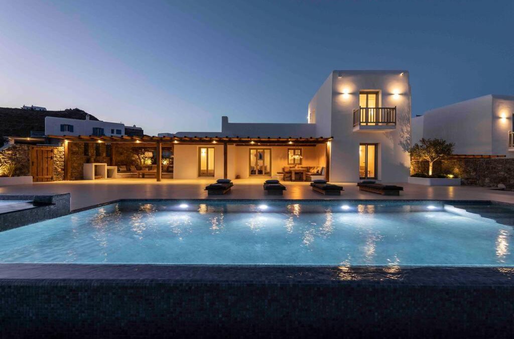 Kalafatis Villa | Villa Stephanie with heated pool, by Red Windmill Villas