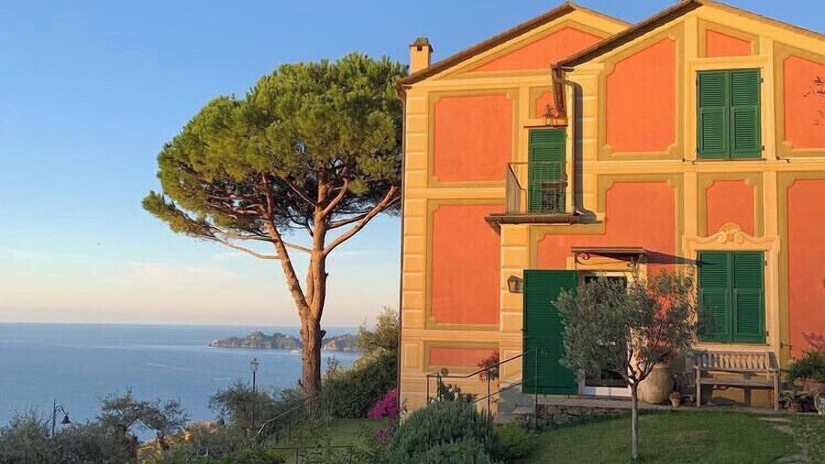 Zoagli Villa | Villa surrounded by greenery with sea view over the Gulf of Portofino