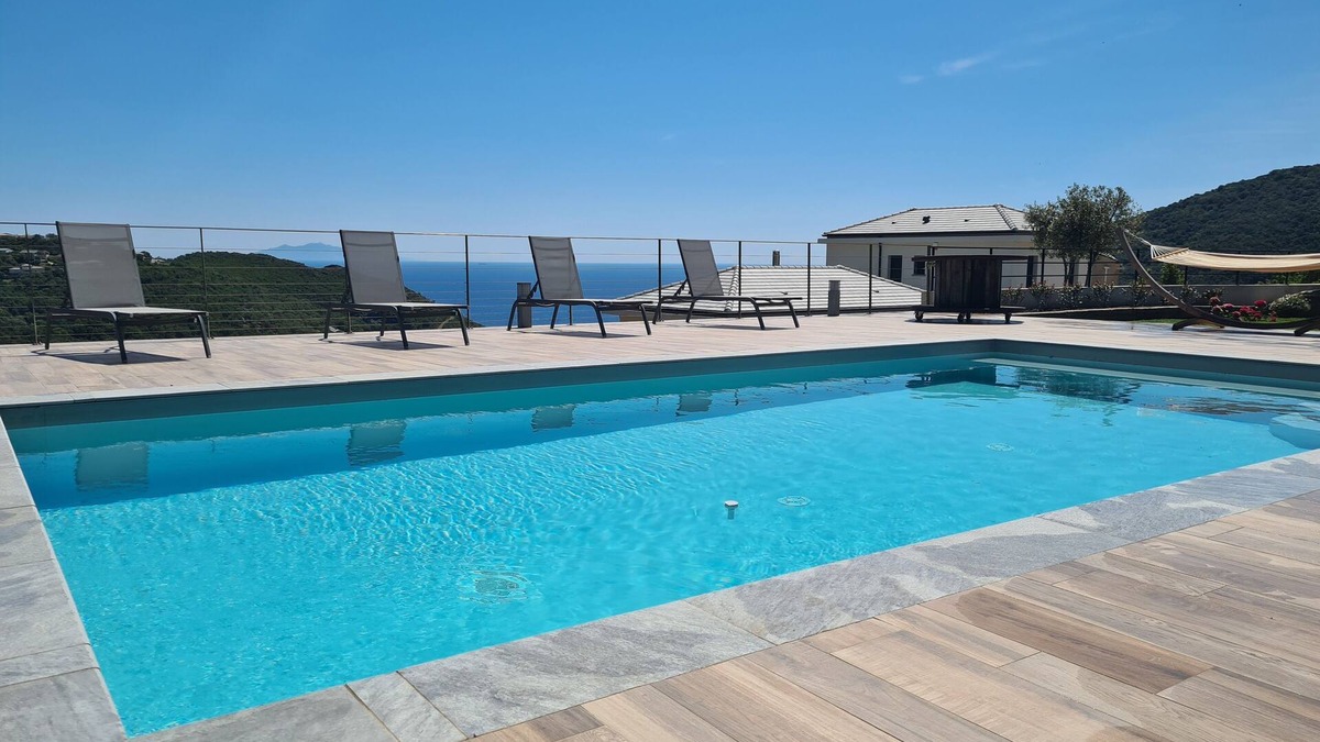 Santa-Maria-di-Lota Villa | Villa T4 with breathtaking sea and mountain views