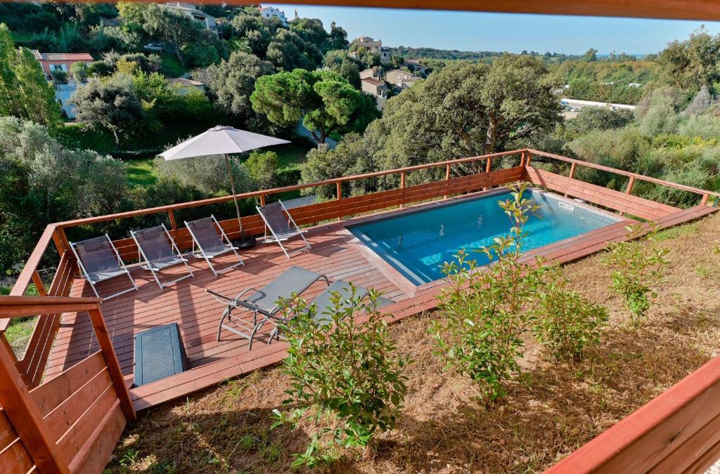 Cauro Villa | Villa Terrasse et Piscine à l'entrée de Porticcio