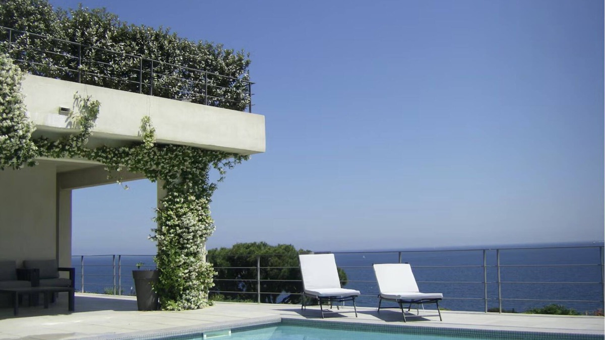 Plage de la Garonnette Villa | Villa Topaze 230m² heated saltwater pool panoramic sea view 8/10 people