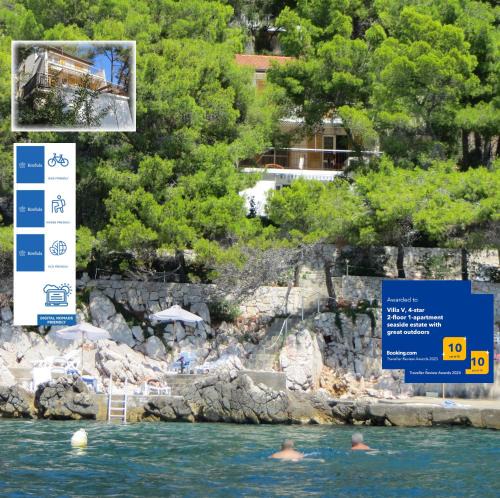 Prizba Villa | Villa V, 4-star 2-floor 1-apartment seaside property with great outdoors