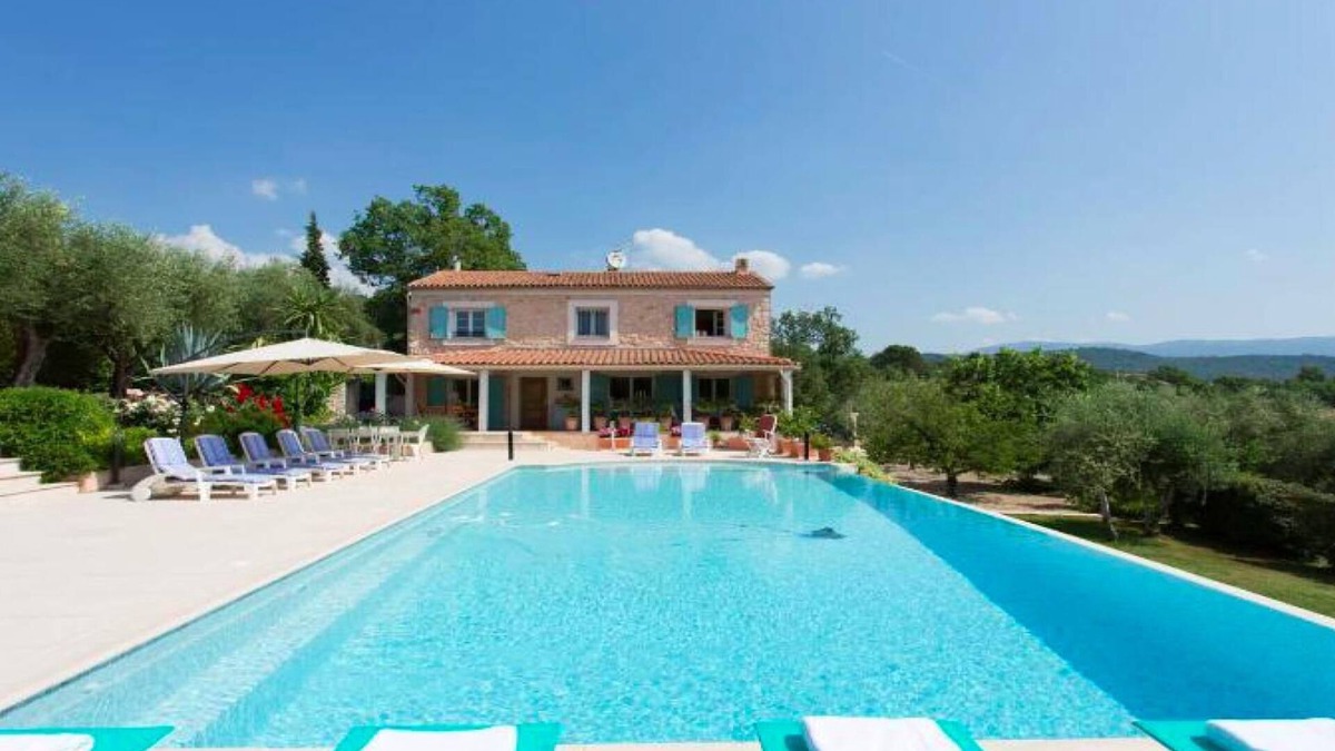 Saint-Cezaire-sur-Siagne Villa | Villa with private pool (14m x 7m), 5 bedrooms, panoramic view, quiet, A/C
