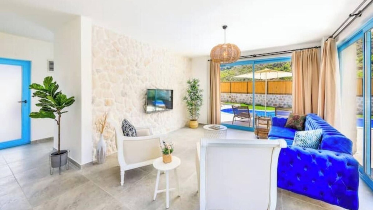 Patara Villa | Villa with a pool and a jacuzzi in bohemian style