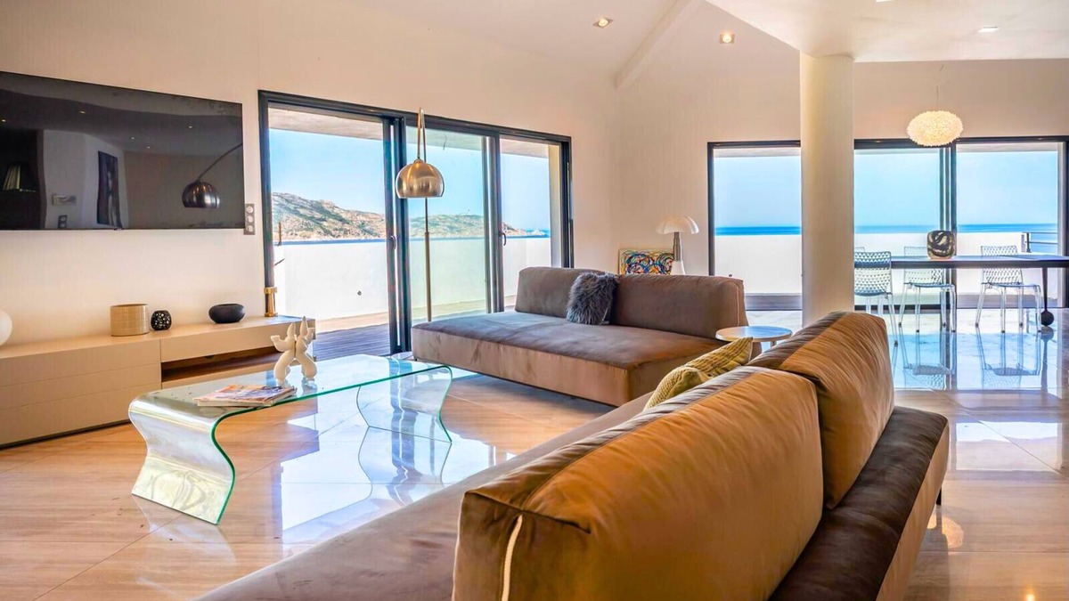 Calvi Villa | Villa with panoramic view of the Revellata lighthouse and private access to the sea.