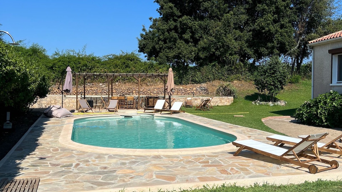 Ghisonaccia Villa | Villa with private swimming pool and parking, private garden, sleeps max 10pers.