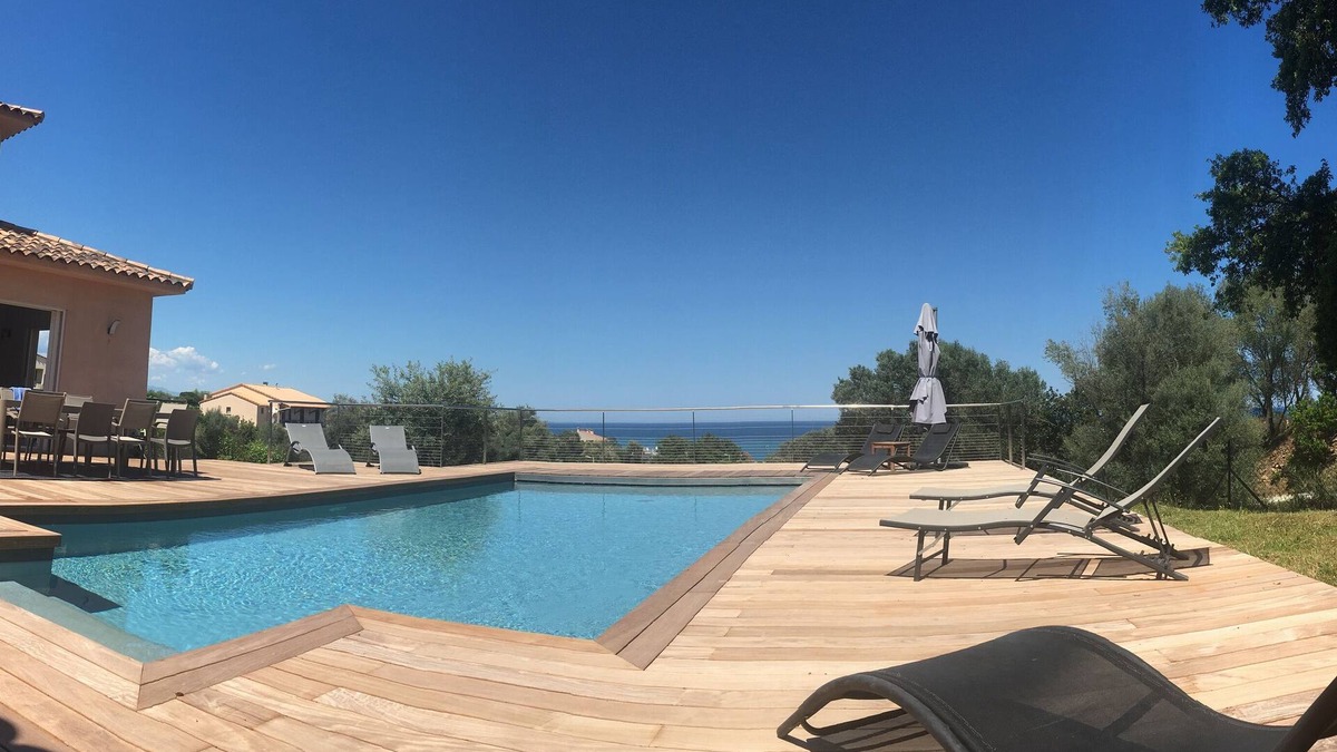 Solenzara Villa | Villa with sea view, spacious, quiet, private heated pool renovated in 2025