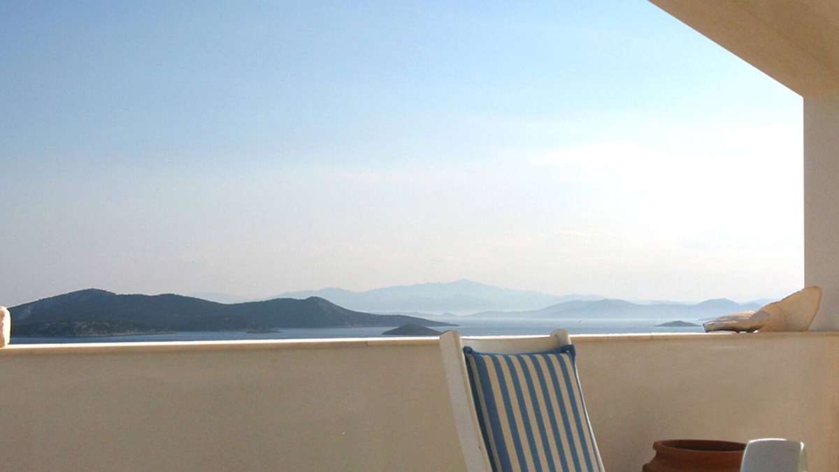 Nea Styra Villa | Villa with sea view, grand terrace, 90 min from airport of Athens, close beach