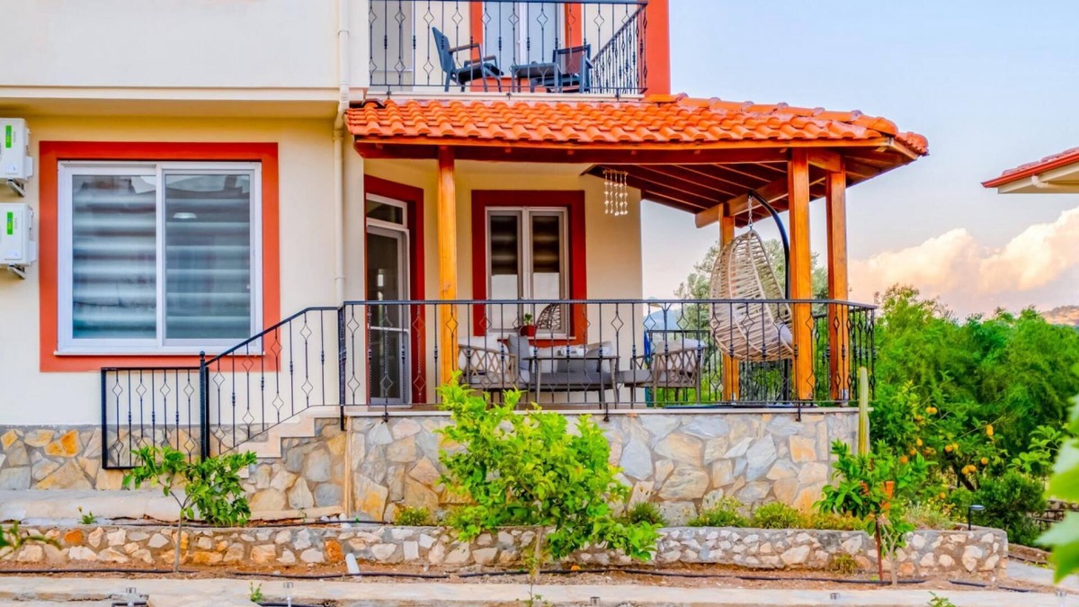 Faralya Villa | Villa with Shared Pool and Sea View in Seydikemer