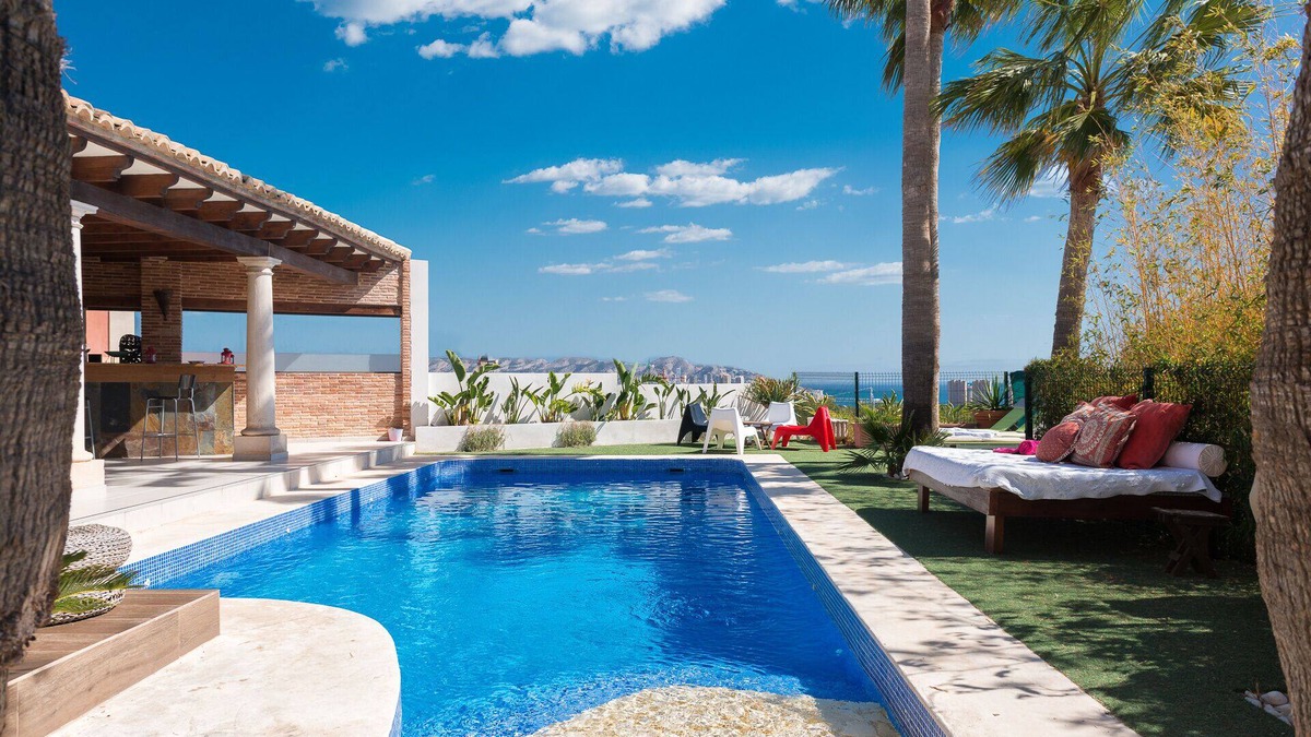 Golf Bahia Villa | Villa with spectacular views 10 min. from Benidorm with private pool 12 Pax.