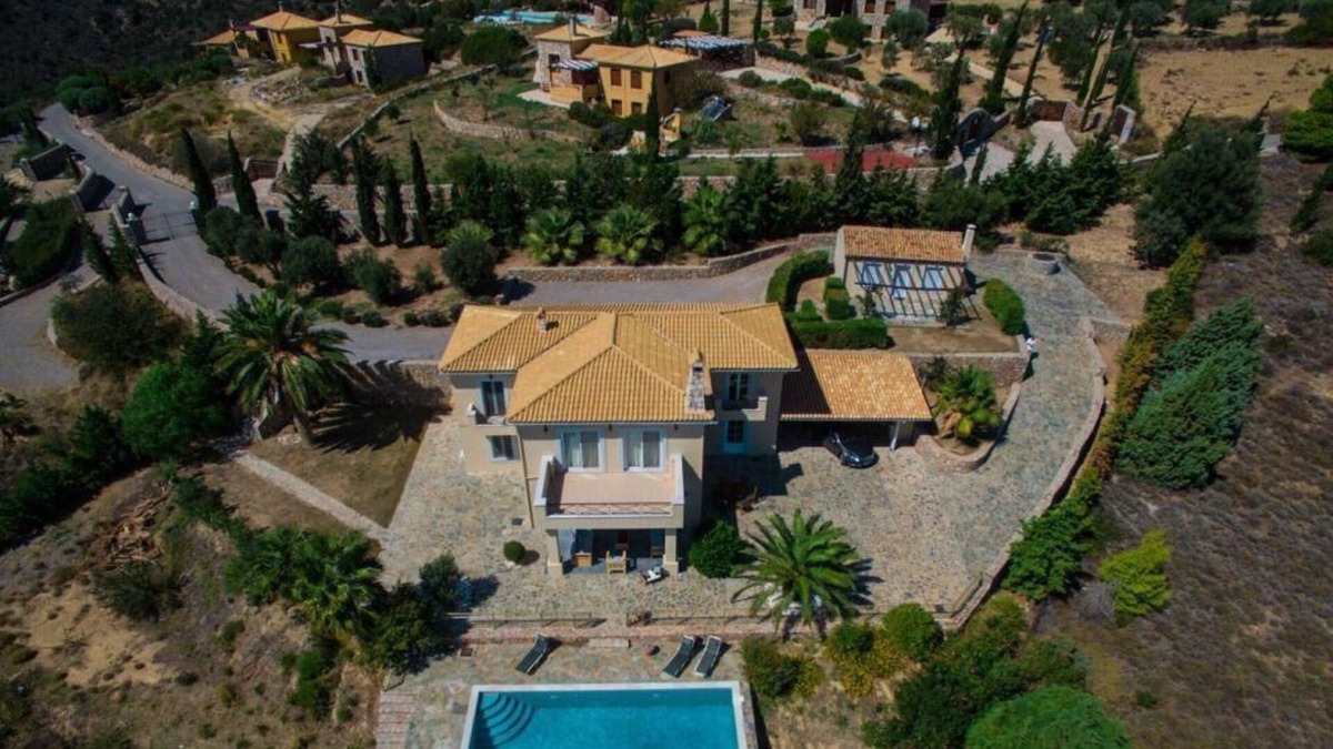 Galaxidi Villa | Villa with Swimming Pool and Sea View. Located outside of Galaxidi, near Delphi.