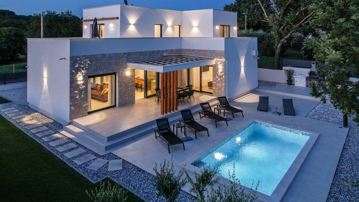 Marasi Villa | Villa Zanetta pet friendly near Poreč for 6 people with sea view & private pool