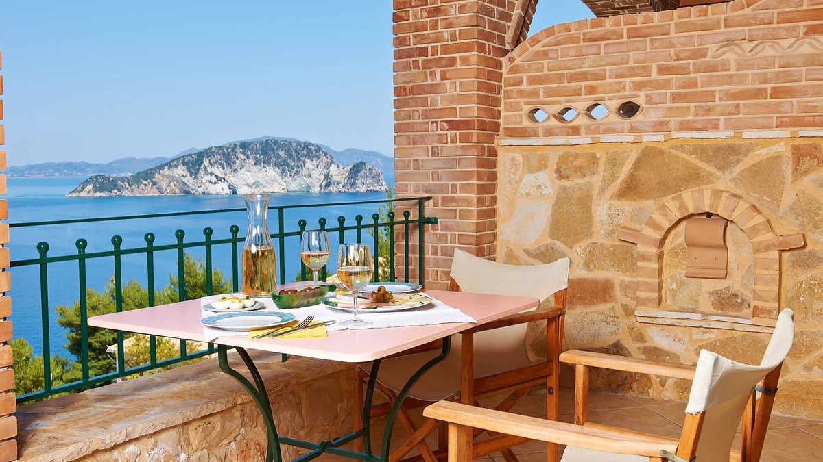 Marathias Apartment | Villas Cavo Marathia - apartment panoramic sea views, pool in dream location