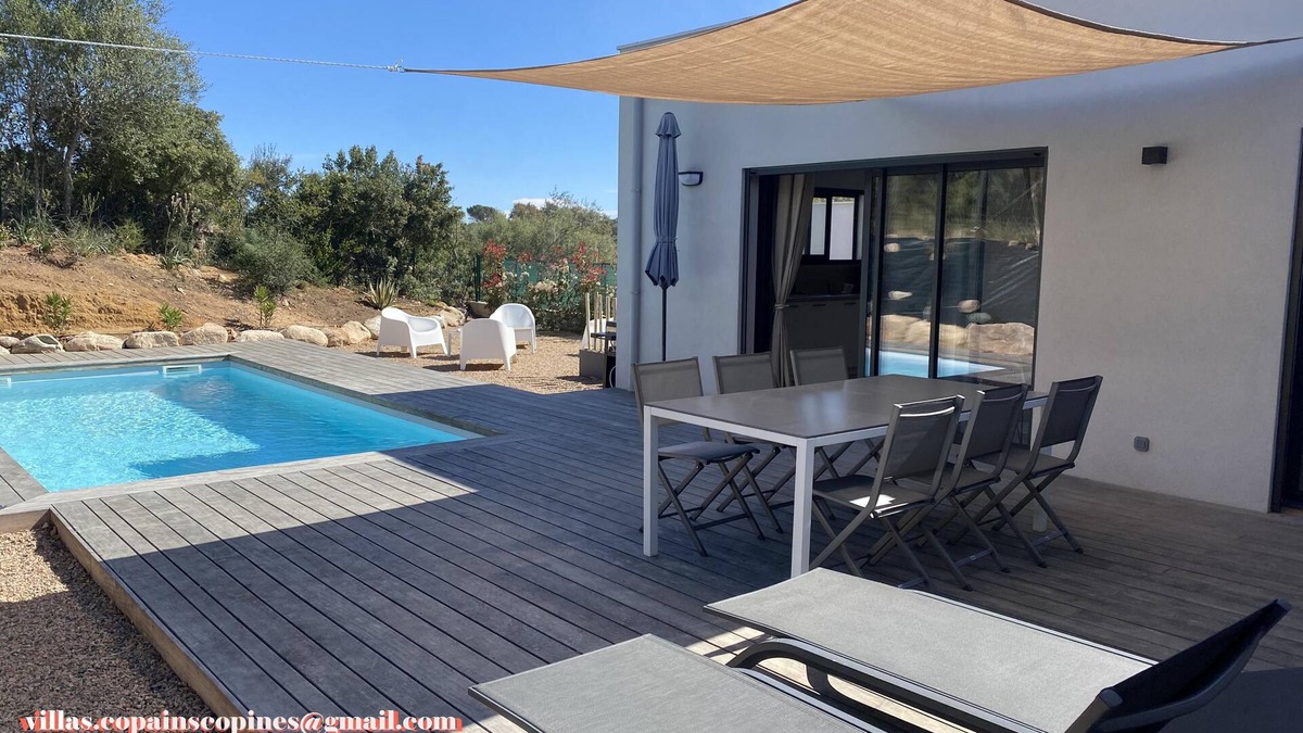 Cirendinu House | Villas Copains- Private heated pool-Porto Vecchio near Pinarello beach
