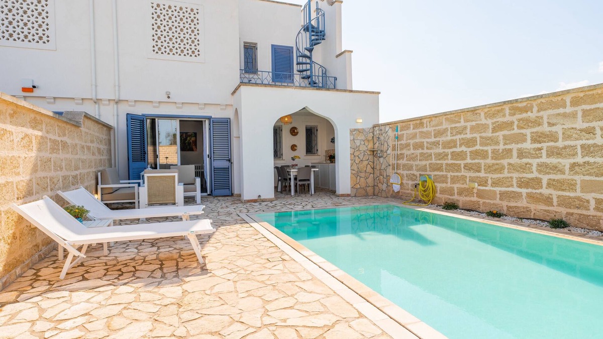 Boncore Villa | VILLINO LORENZO for Rent 3 min from Porto Cesareo with Pool