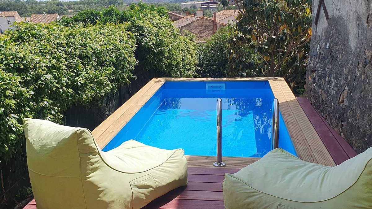 Pouzolles House | Vine Views Suntrap Terrace, Garden And Small Pool With Terrace