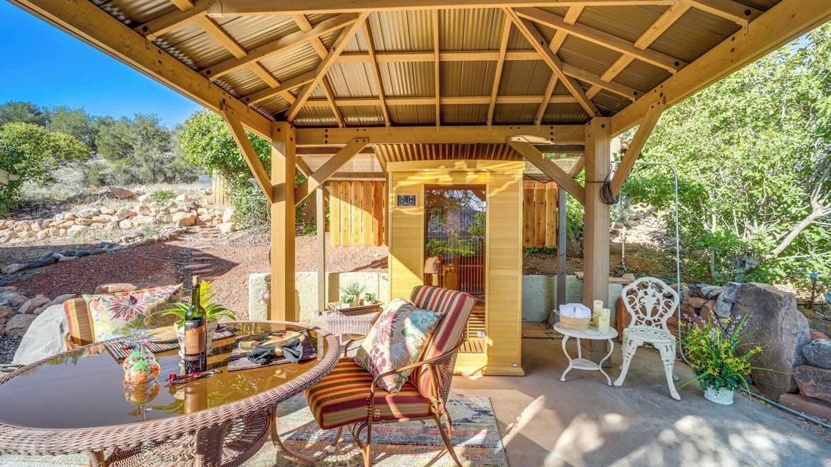 Cornville Cottage | Vineyard Views & Sauna at Cornville Home!