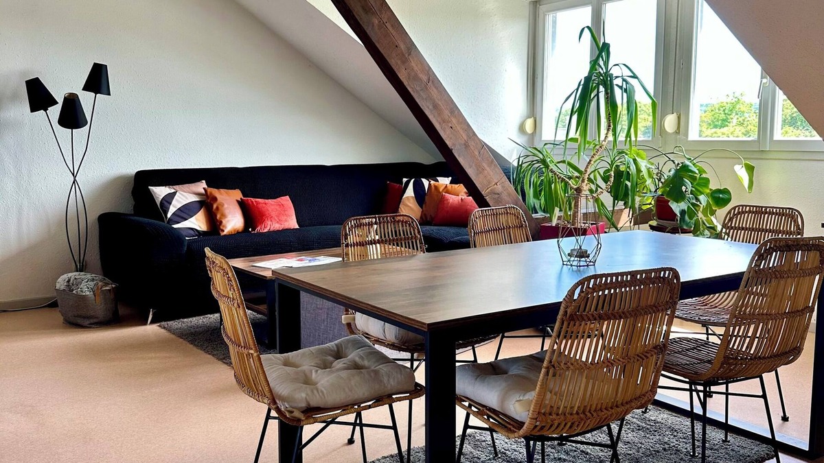 Mulhouse Apartment | Vintage Loft 155 m² 4 bedrooms Parking, Netflix, Ultra-fast fiber Wifi
