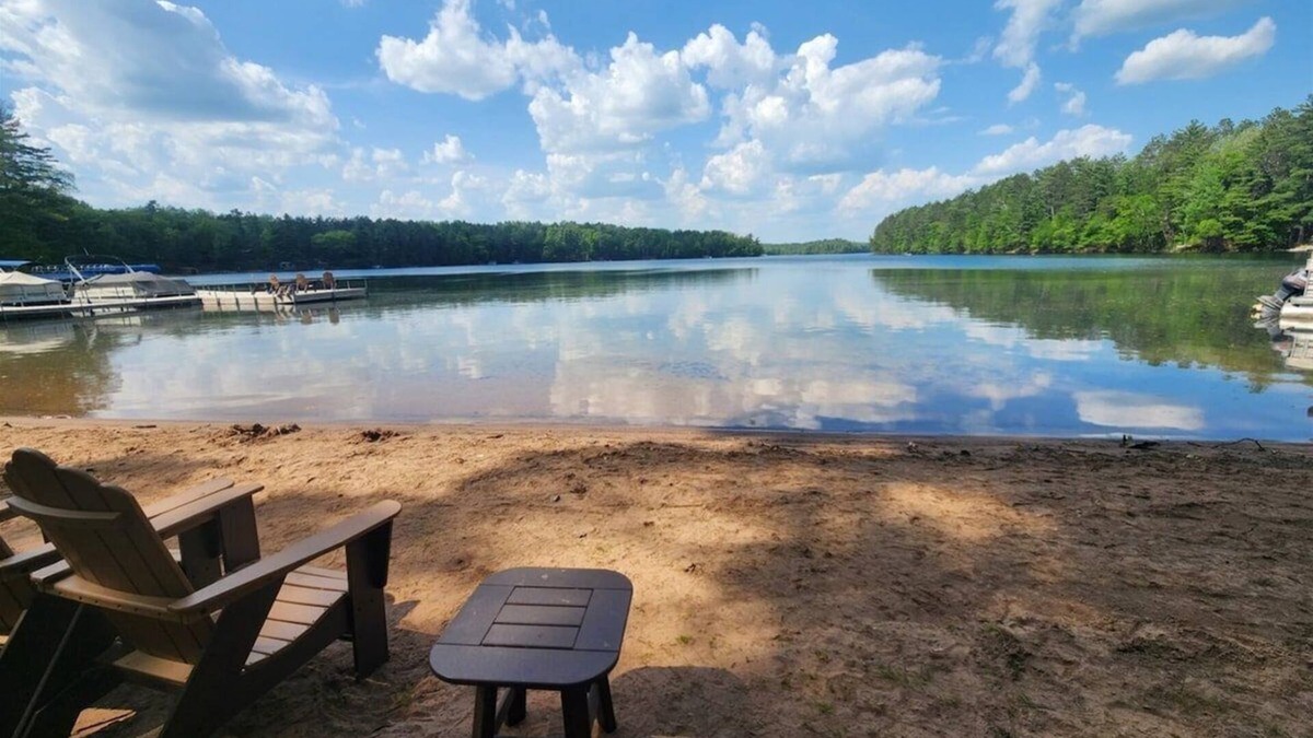 Cable House | Virgina Beach #8 on Crystal Clear Lake Owen in Cable,WI
