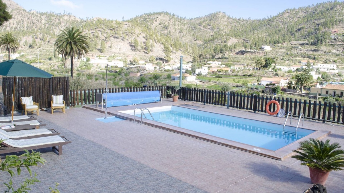 San Bartolome de Tirajana Cottage | Vivelorural casa en Valle de Chira con piscina