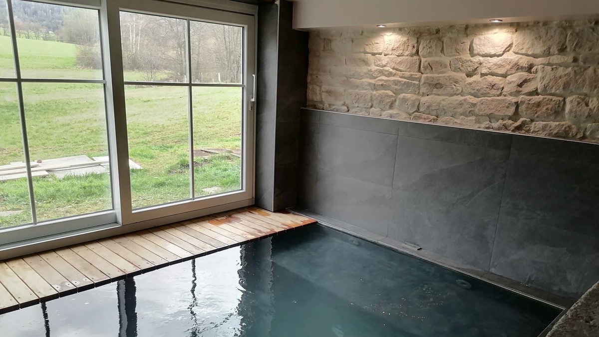 Belmont-sur-Buttant House | Vosges mill/farm transformed into a charming gite for 12 people, infinity spa,