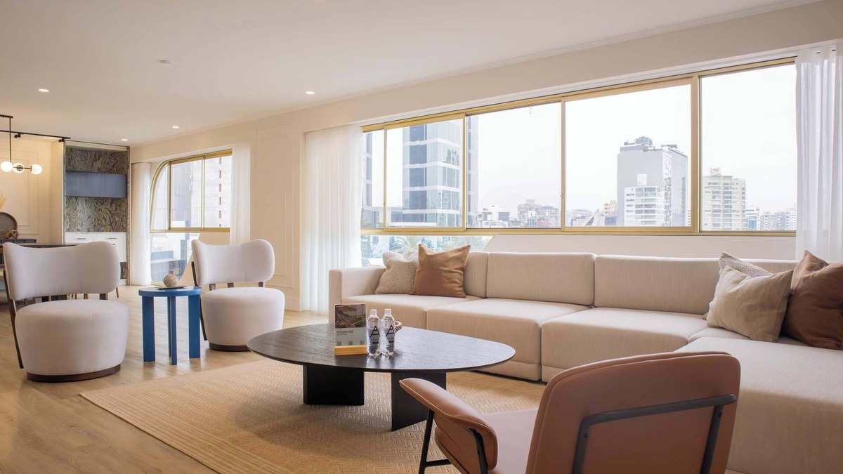 Reducto Apartment | w* | Radiant 3BR Seaview with Great Deco in Miraflores