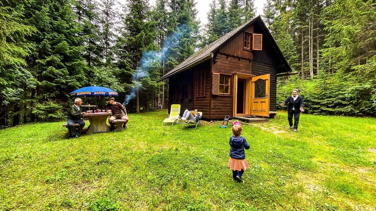 Zeutschach House | Waldhaus zu Graslupp - vacation home, bathroom, WC