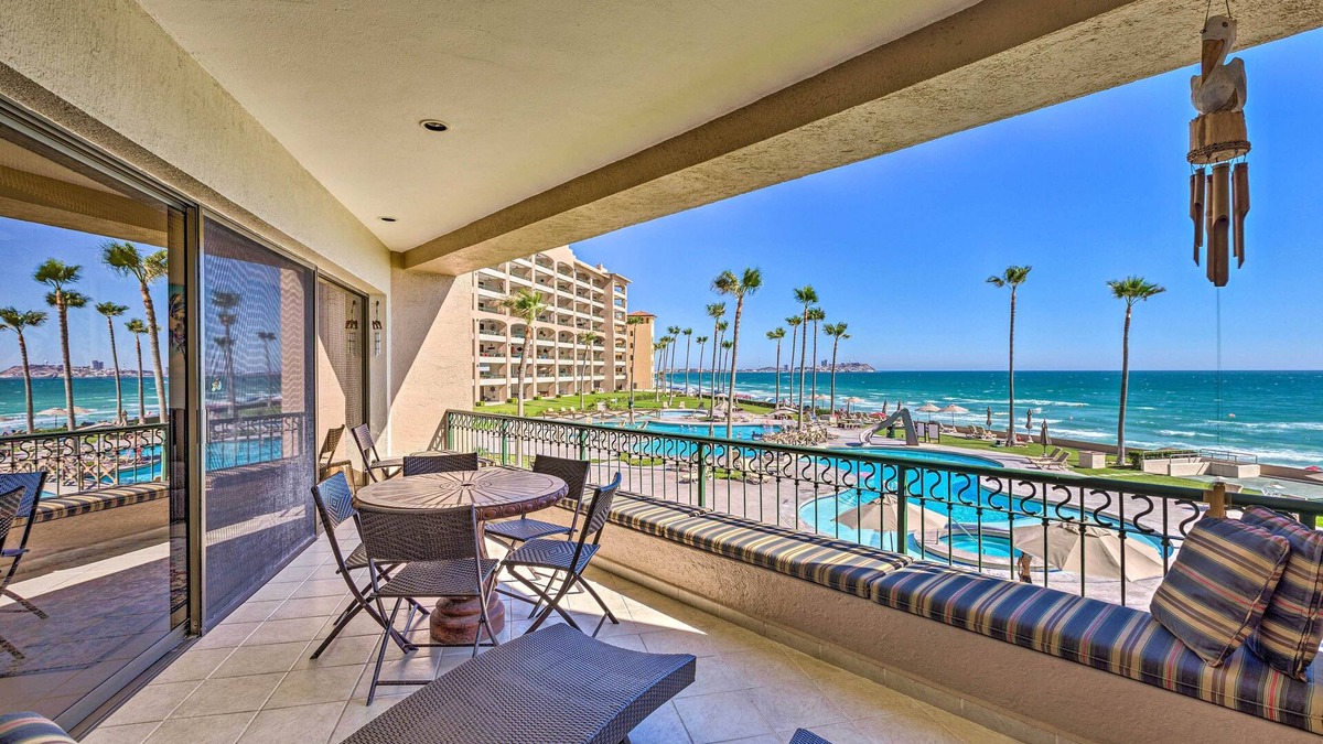 Puerto Penasco Apartment | Walk to Beach: Oceanfront Rocky Point Condo