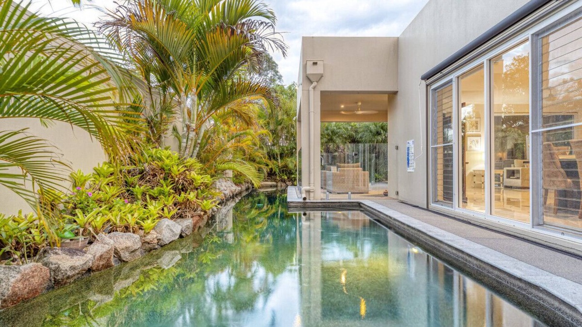 Pelican Waters House | Walk to Golf Course, Lagoon Pool, Coastal Lux Home