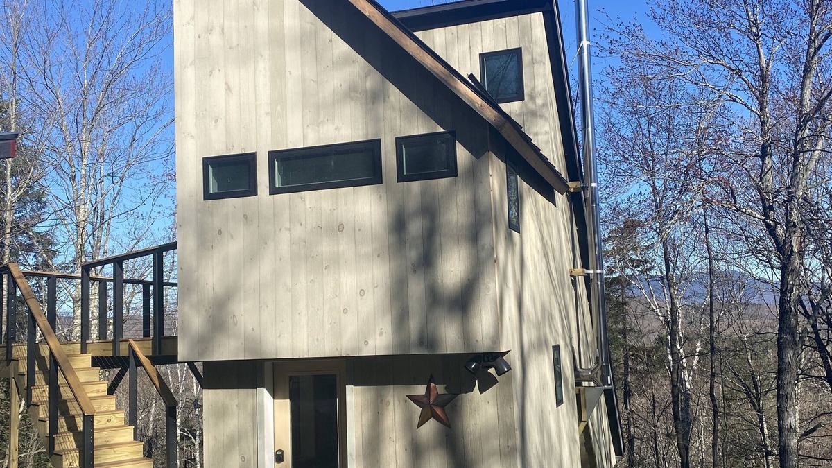 Warren House | Warren, VT- Cool & funky guest house at Prickly Mountain