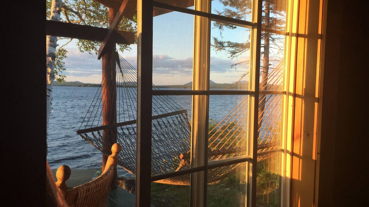 Northeast Somerset Cabin | WATER FRONT , Private lodge and 3 cabins sitting on the Shore of Moosehead Lake