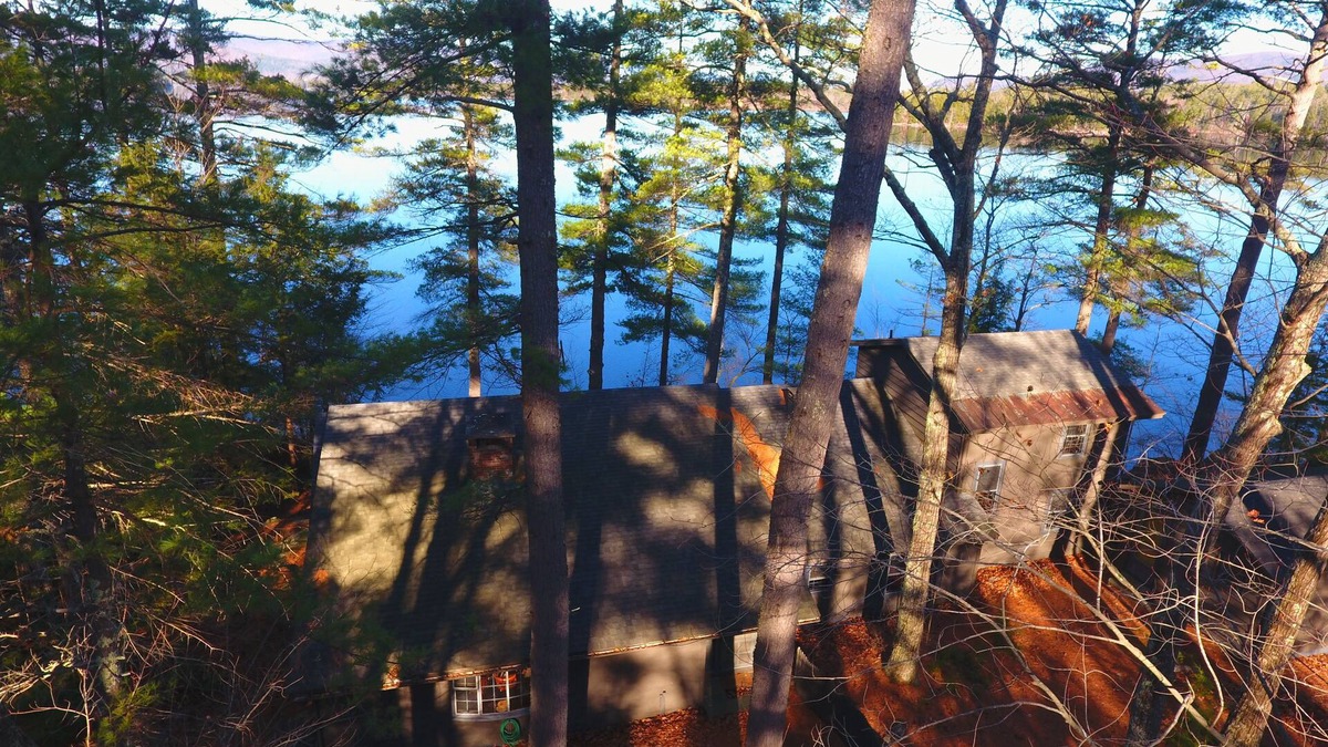 Holderness Cottage | Water's Edge Cottage with gorgeous lake views