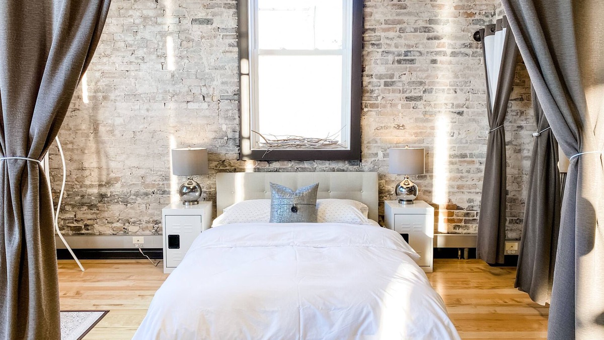 Petoskey Condo | Water View Loft in downtown Petoskey with reserved parking for two cars