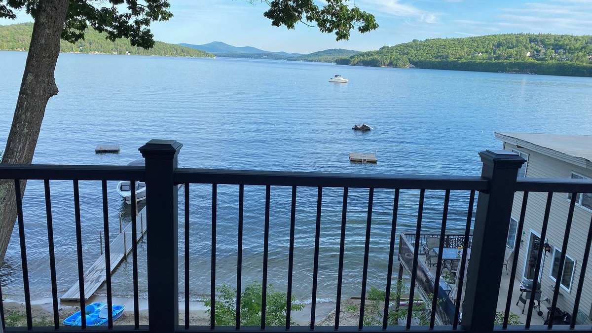 Meredith Cottage | Waterfront 2 bedroom cottage with spectacular views of the lake.