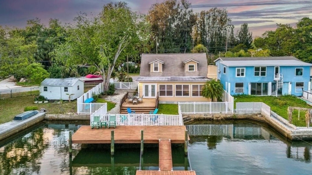 Map Of Hudson House | Waterfront 3 Bedroom Hudson Getaway with private dock!