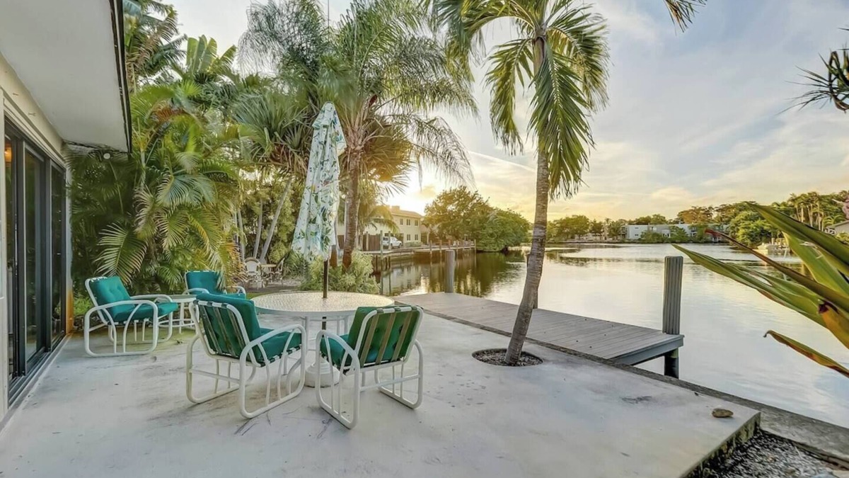 Middle River Terrace Apartment | Waterfront Apartment ~ Private Patio ~ Pool