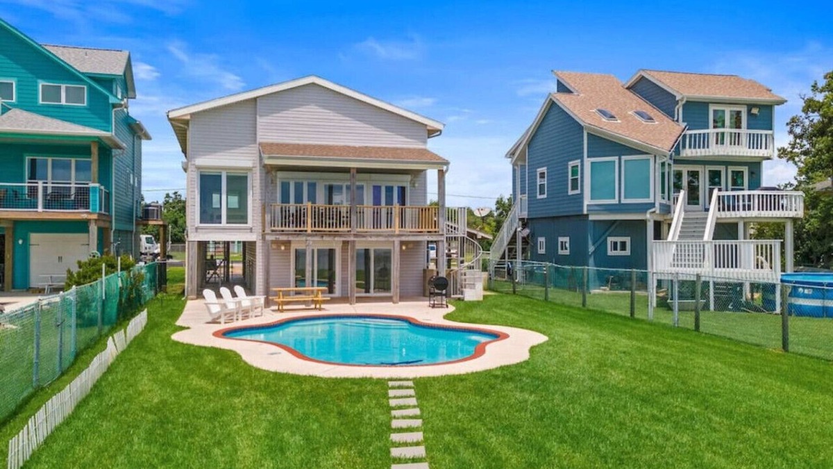 Dickinson House | Waterfront Bay Home with Pool & Private Pier