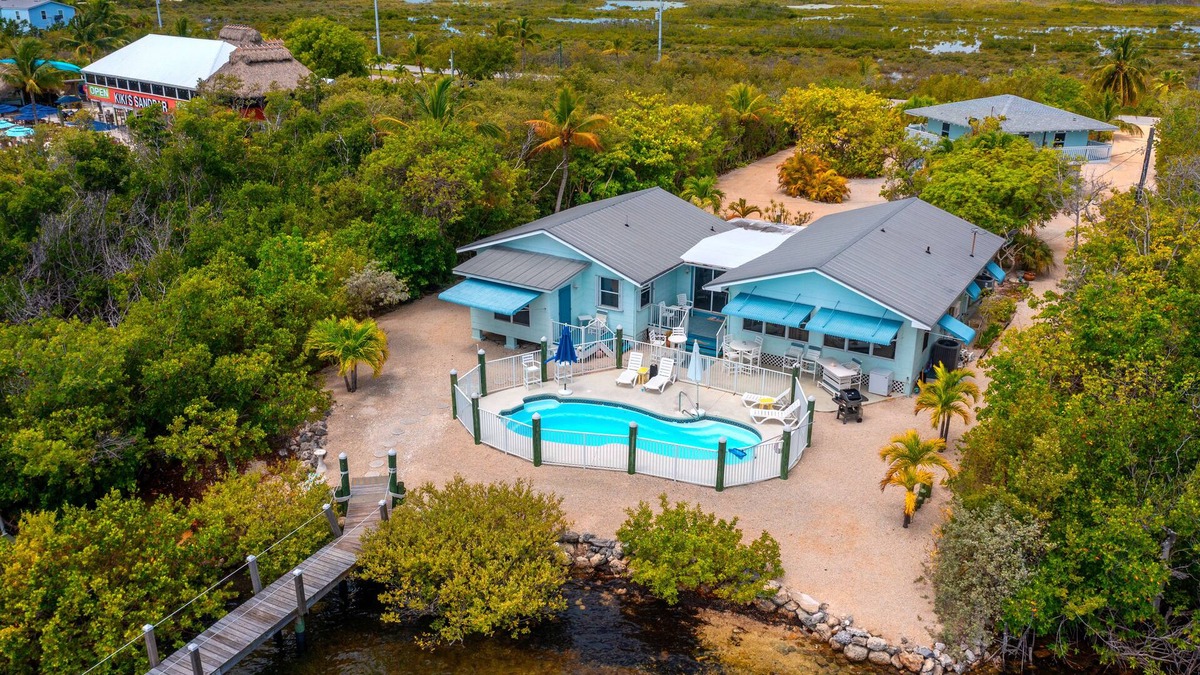 Little Torch Key House | Waterfront Beach House with Dock & Heated Pool!