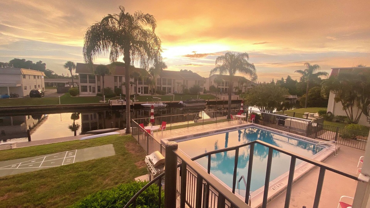 Yacht Club Condo | WATERFRONT Condo with pool. Great views of sunsets. Condo is like new!