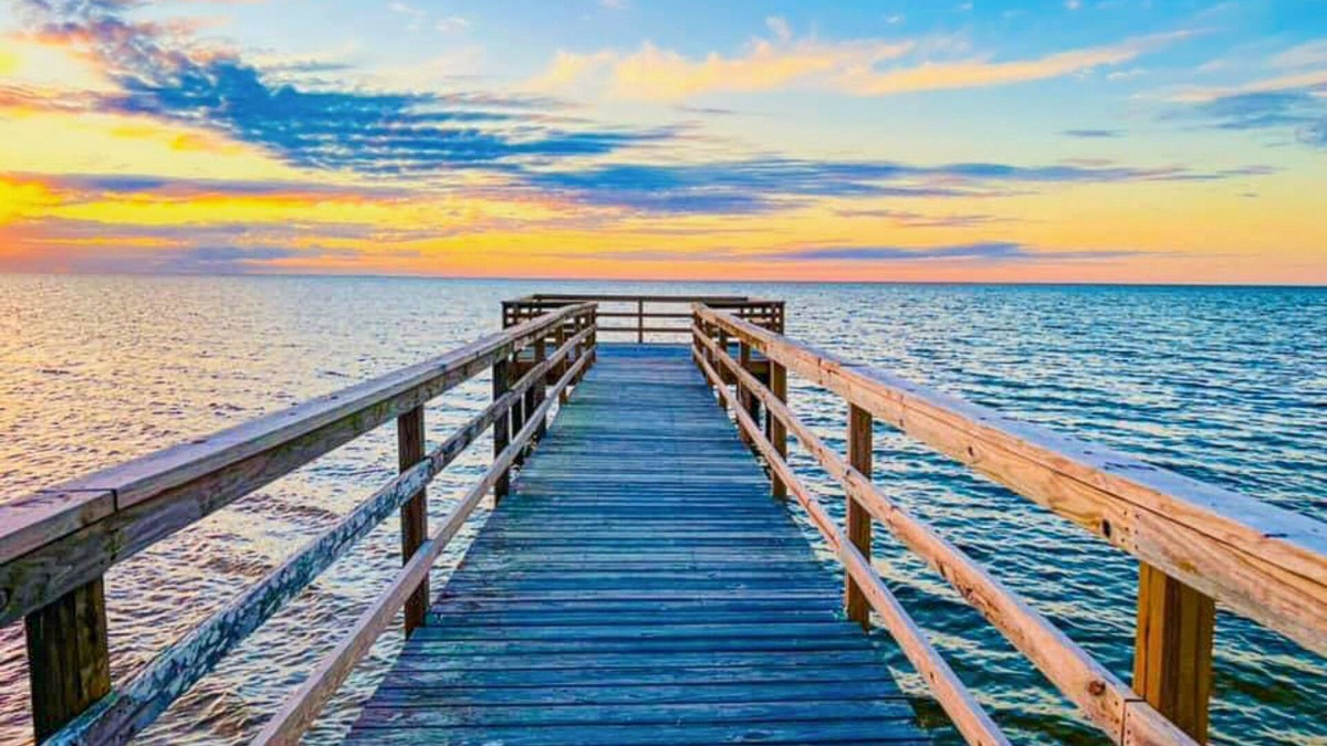 Avon House | Waterfront, dog-friendly home with private pool, hot tub, pier & beach