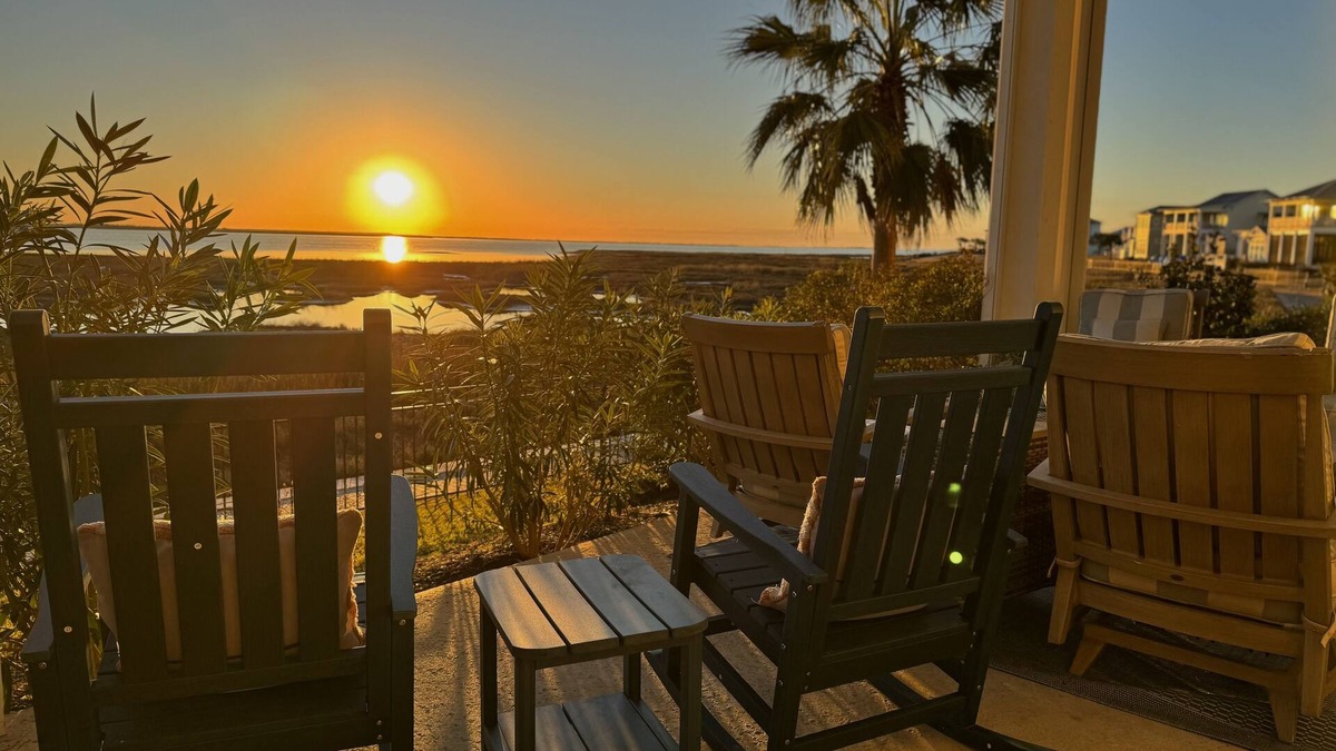 Rockport House | Waterfront Enchantment | Bay-View Home & Casita | Courtyard, Patio & Balcony